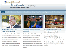 Tablet Screenshot of divinetabernacle.com